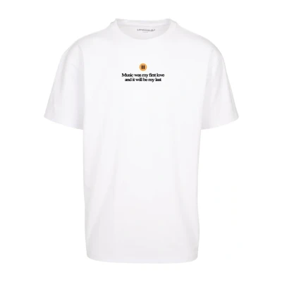 Abbildung von Upscale by Mister Tee KPOP Heavy Tshirt print, Herren, Größe: Large, White