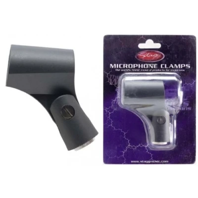 Abbildung von Stagg 15768 Gummi Flexibel Mikrofonklämme (23 29 mm) schwarz