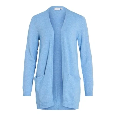 Abbildung von VILA Viril OPEN Strickjacke, Damen, Größe: XL, Blissful blue