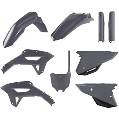 Abbildung von Polisport 91095 MX Plastic Replica Kit für diejenigen, die OEM Qualität suchen Honda Motorräder in Farbe nardo grau