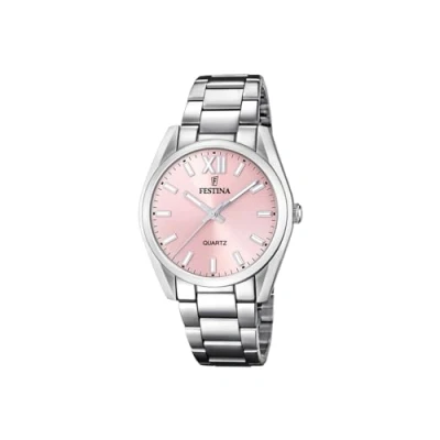 Abbildung von Festina Damen Analog Quarz Uhr mit Edelstahl Armband F20622/2