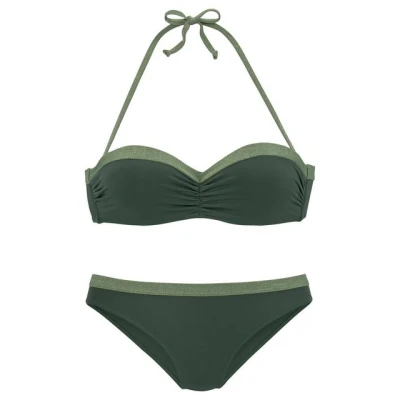 Abbildung von Lascana Jette BY Bikini SET Bikini, Damen, Größe: 36xC, Olive