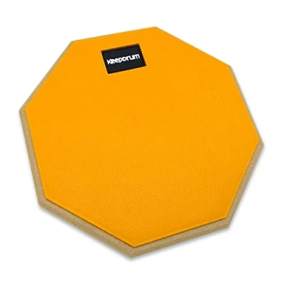 Abbildung von keepdrum DPOR8 Übungspad Schlagzeug Practice Pad Orange 8 Zoll