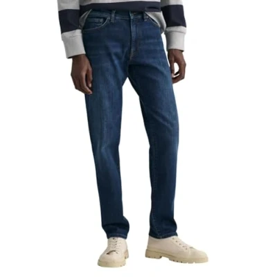 Abbildung von GANT Jeans Straight Leg, Herren, Größe: 30x32, Dark blue worn in