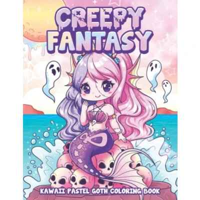 Abbildung von Creepy Fantasy Kawaii Pastel Goth Coloring Book: Cute and Horror Gothic Pages for Adults (Pastel Series)