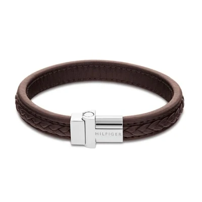 Abbildung von Tommy Hilfiger Jewelry Armband für Herren aus Leder Braun 2790376