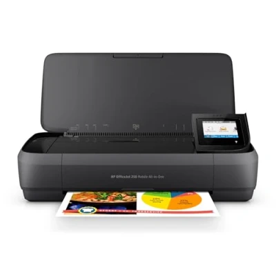 Abbildung von HP OfficeJet 250 mobiler Multifunktionsdrucker (Drucker Scanner, Kopierer, WLAN, ePrint, Wifi Direct, USB, 4800 x 1200 dpi) schwarz