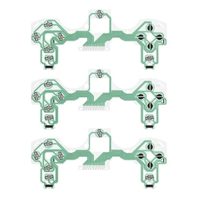 Abbildung von the Lord of Tools 3 Stück Tastatur Leitfähige Folie Reparatur Ersatzteil Flexible Regler Pads Kompatibel mit PS4 Controller JD M 001 010 011
