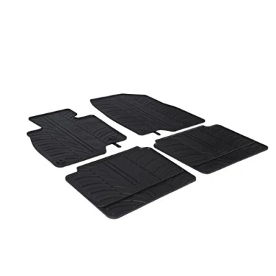 Abbildung von Gledring 0219 Fußmattensatz Gummi vorne und hinten 4 schwarz 750mm 550mm MAZDA: 6 Kombi