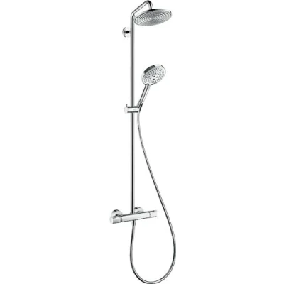 Abbildung von hansgrohe Duschsystem &quot;Raindance S&quot;, (Komplett Set), 24cm, mit Thermostat, chrom