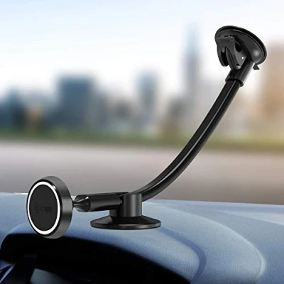 Abbildung von ipow [Extra Lang Schwannenhals] Handyhalterung Auto 360 Grad Handyhalter mit Magnet und Saugnapf Universal Phone Halterung für Armaturenbrett Windschutzscheibe Kompatibel iPhone Samsung Huawei usw.