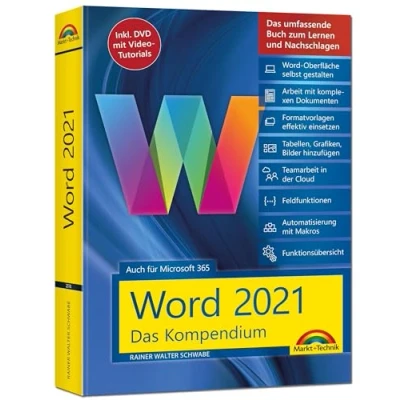 Abbildung von Word 2021 Das umfassende Kompendium für Einsteiger und Fortgeschrittene. Komplett in Farbe: auch Microsoft 365 geeignet inkl. Download
