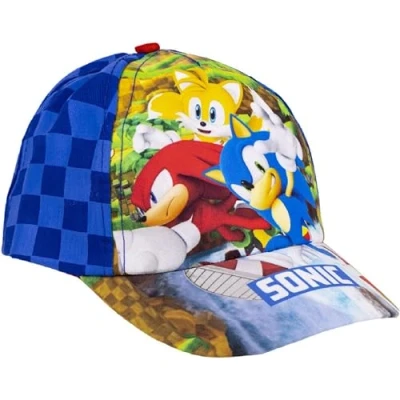 Abbildung von CERDÁ LIFE&#039;S LITTLE MOMENTS Unisex Baby Sonic Kappe mit gebogenem Schirm Hat, Blau, 4 8 años
