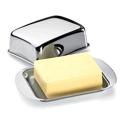 Abbildung von Tescoma 428630.00 Butterdose GrandCHEF, aus Edelstahl für 250g Butter