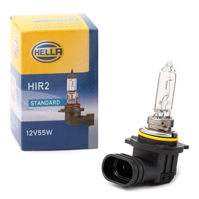 Abbildung von HELLA 8GH 009 319 001 Glühlampe, Fernscheinwerfer HIR2 12V 55W 4000K Halogen TOYOTA: Auris Schrägheck, iQ, C HR, OPEL: Insignia A Country Tourer