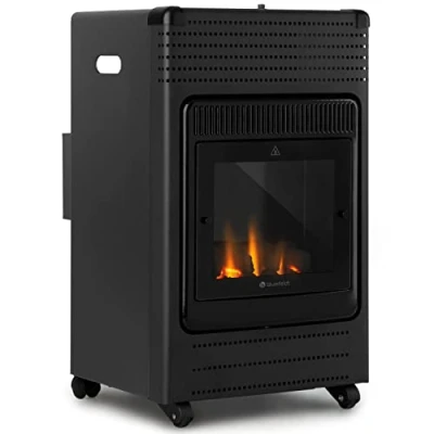 Abbildung von blumfeldt Heizkörper Andora Flame, elektrische Gasheizgerät terrassenheizstrahler Outdoor