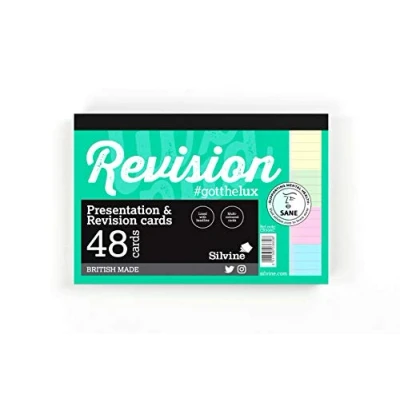 Abbildung von Revision &amp;Moderationskarte SILVINE, liniert, 48 Stück