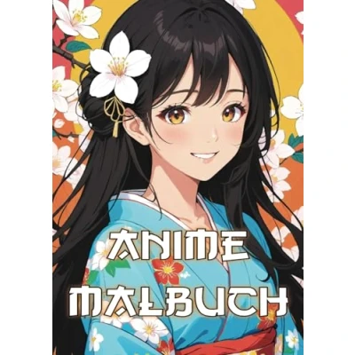 Abbildung von Anime Malbuch Für alle Manga und Fans mit 50 einzigartigen Motiven!