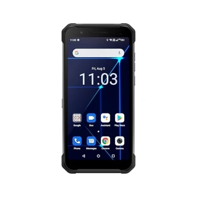 Abbildung von HAMMER Construction 6“ IPS Outdoor Handy, IP69 Robustes Militär Smartphone Wasserdicht Stoßfest Staubdicht, Akku 6000mAh, Android 12, 128GB Speicher, 6GB Ram, Dual SIM, GPS mit Laser Entfernungsmesser