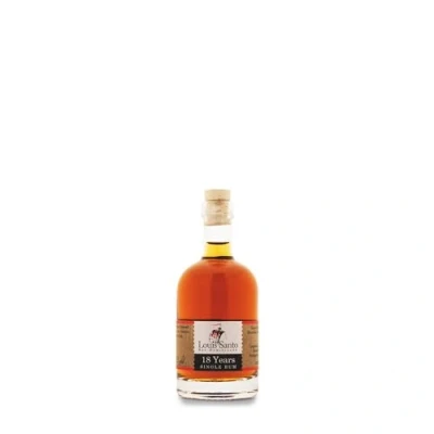 Abbildung von Louis Santo Premium Single Rum 18 Jahre (44% Vol.) Aus Zuckerrohrsaft Doppelgold prämiert Ohne künstl. Aromen