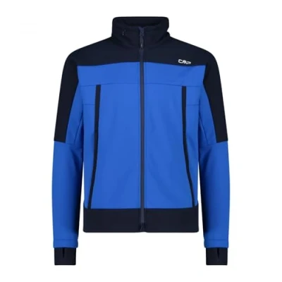 Abbildung von CMP Herren Softshelljacke mit fester Kapuze, Saphir, 56