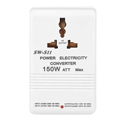 Abbildung von Steckdosenadapter Spannungswandler, SW S11 150W Aufwärts und Abwärtsspannungswandler Doppeltransformator 220V bis 110V / CN Stecker