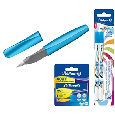 Abbildung von Pelikan Füllhalter Twist (Blau Schulset)
