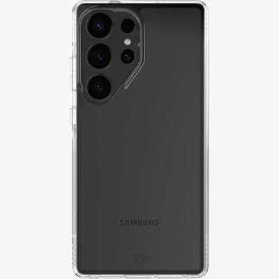 Abbildung von tech21 EvoClear Hülle für Samsung Galaxy S25 Ultra Anti Vergilbung und Kratzfeste Klar