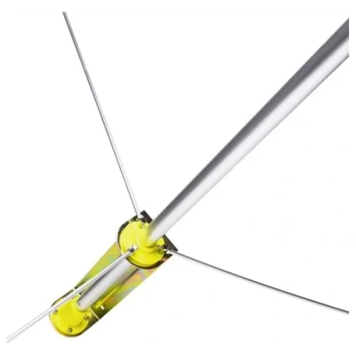 Abbildung von Albrecht 6348 Antenne CB GPA 27, 550cm Leistung 1000W für Gebäude Weiß