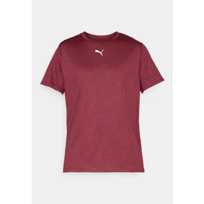 Abbildung von Puma Essentials CAT TEE Small Sport Tshirt, Herren, Größe: Large, Ruby shimmer heather