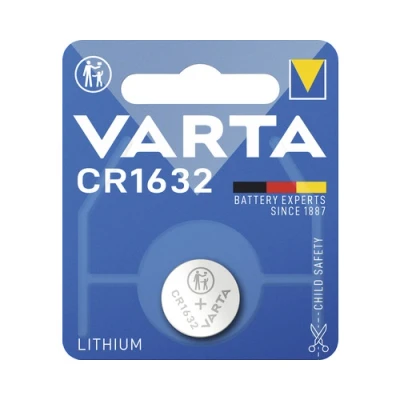 Abbildung von Knopfzelle Batterie Varta CR1632 Lithium 3V