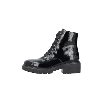 Abbildung von Rieker Damen 76002 Schnürstiefel, Schwarz, 38 EU Weit