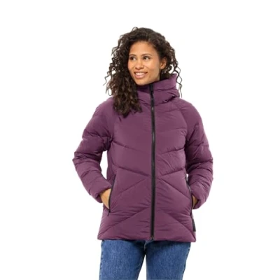 Abbildung von Jack Wolfskin Marienplatz Daunenjacke, Damen, Größe: Medium, Berry jam