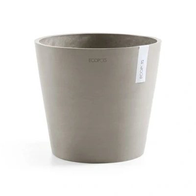 Abbildung von Ecopots Amsterdam 30 cm taupe Pflanze/Blumentopf