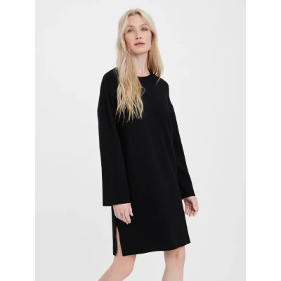 Abbildung von Vero Moda Strickkleid VMGOLDNEEDLE WIDE LS ONCK DRESS REP LCS