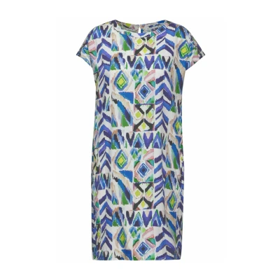 Abbildung von Cecil Sommer Print Freizeitkleid, Damen, Größe: XXL, Weiß