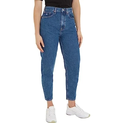 Abbildung von Tommy Jeans MOM JEAN UHR Relaxed Fit, Damen, Größe: 30x34, Denim medium