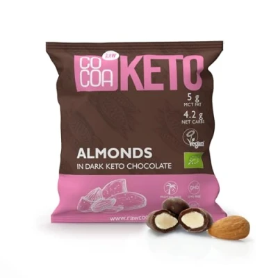 Abbildung von Bio Keto Mandeln in Schokolade 70g