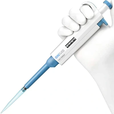 Abbildung von ONiLAB 10 100 μl Labor Einkanal Pipette Scientific Labormikropipette Handbuch Einstellbares Volumen, Hochpräzise, Pipettierer