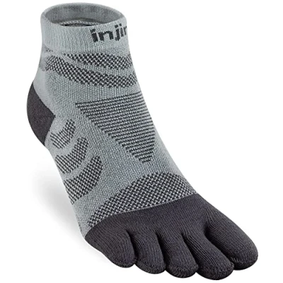 Abbildung von Injinji Damen Ultra Run Mini Crew, Schiefer, M / L