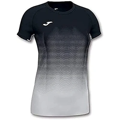 Abbildung von Joma Damen Elite Laufshirt, Schwarz Weiss, S