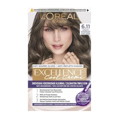 Abbildung von L&#039;Oréal Paris Exzellenz coole Creme 6.11 Ultra Asche dunkle blonde Haarfarbe 1 Stück
