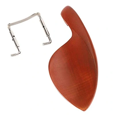 Abbildung von Violin Holz Kinnhalter mit Metall Standardhalterung Teile 3/4 4/4 Violine