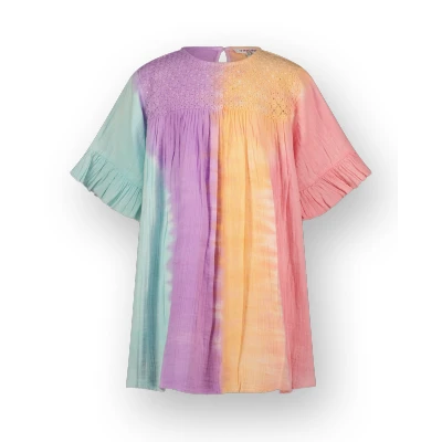 Abbildung von Vingino MIDI Phien Freizeitkleid für Kinder, Größe: 152, Sunset coral
