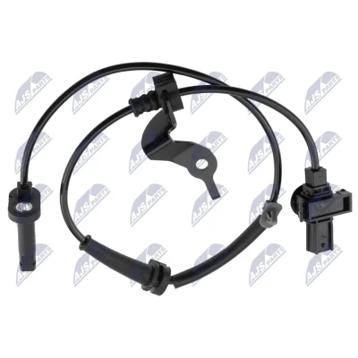 Abbildung von NTY HCA HD 146 ABS Sensor Vorderachse links mit Kabel, Klammer für Fahrzeuge 2 polig