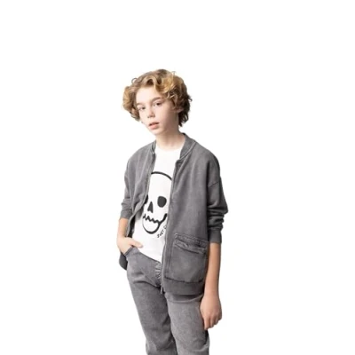 Abbildung von DeFacto Jungen Sweatjacke Pullover Sweatshirt und Strickjacke Stilvolle Kinderbekleidung für