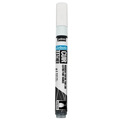Abbildung von Pébéo Setacolor Leder Acrylmarker für und Kunstleder Personalisierung von Taschen, Schuhen, Sneakern kratz , knick scheuerfest mattes/seidenmattes Finish Farbe