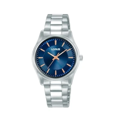 Abbildung von Lorus Damen Analog Quarz Uhr mit Edelstahl Armband RG243XX9