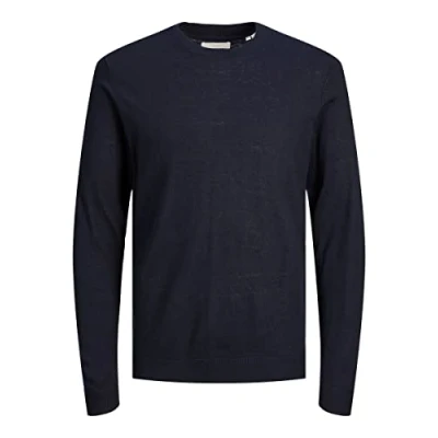 Abbildung von Jack &amp; Jones Premium Strickpullover, Herren, Größe: Large, Maritime blue