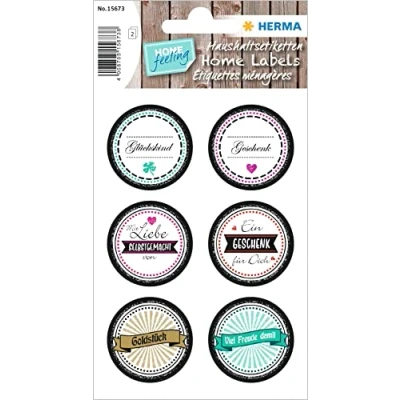Abbildung von 10 x HERMA Sticker Home Glückskind beglimmert